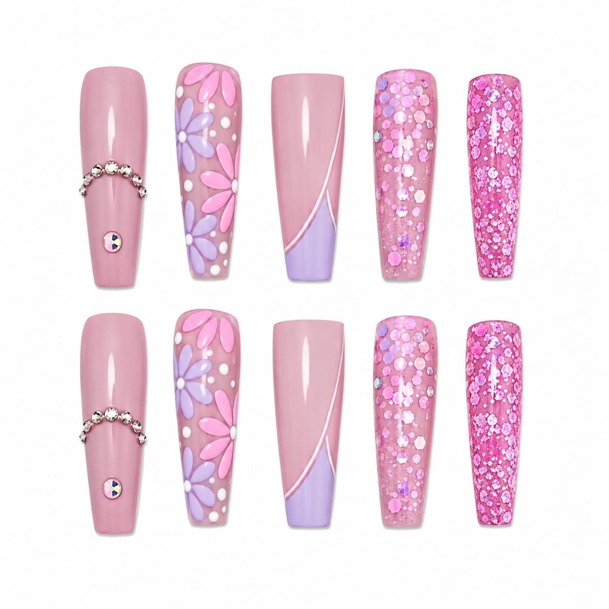 Lush Pink Nails