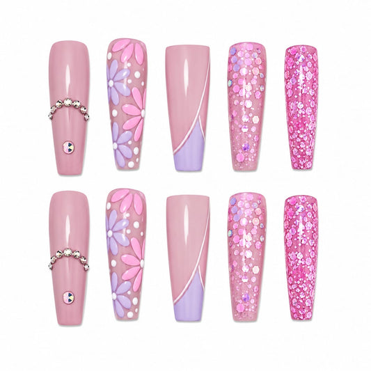 Lush Pink Nails