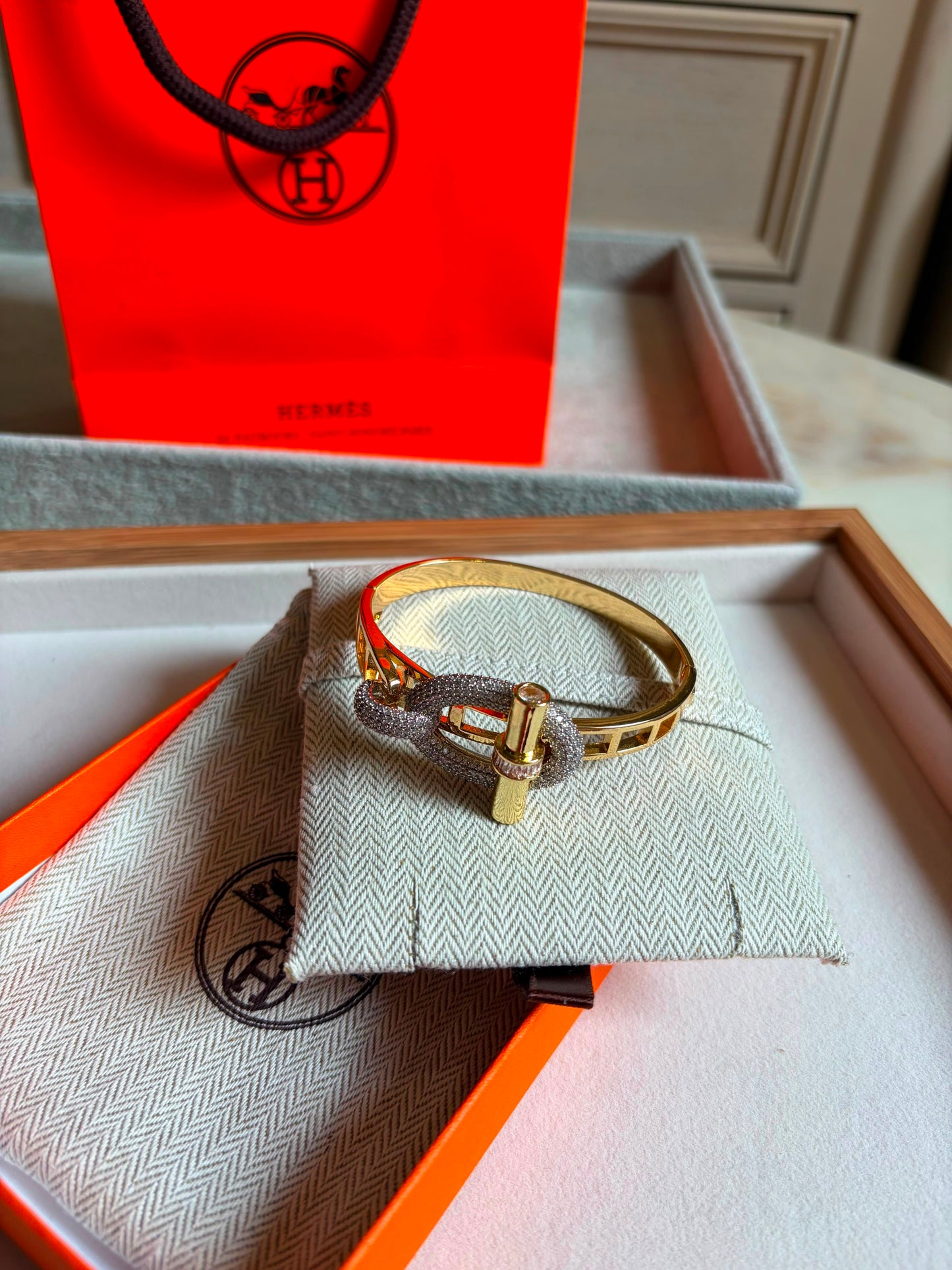 Hermes Bracelet (With box & Proper Brand packaging)