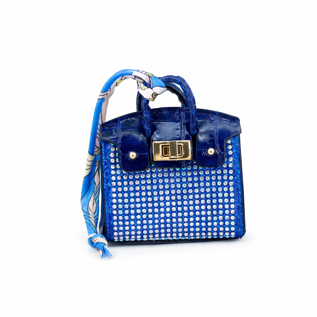 Crystal Mini Handbag Charm Keychain