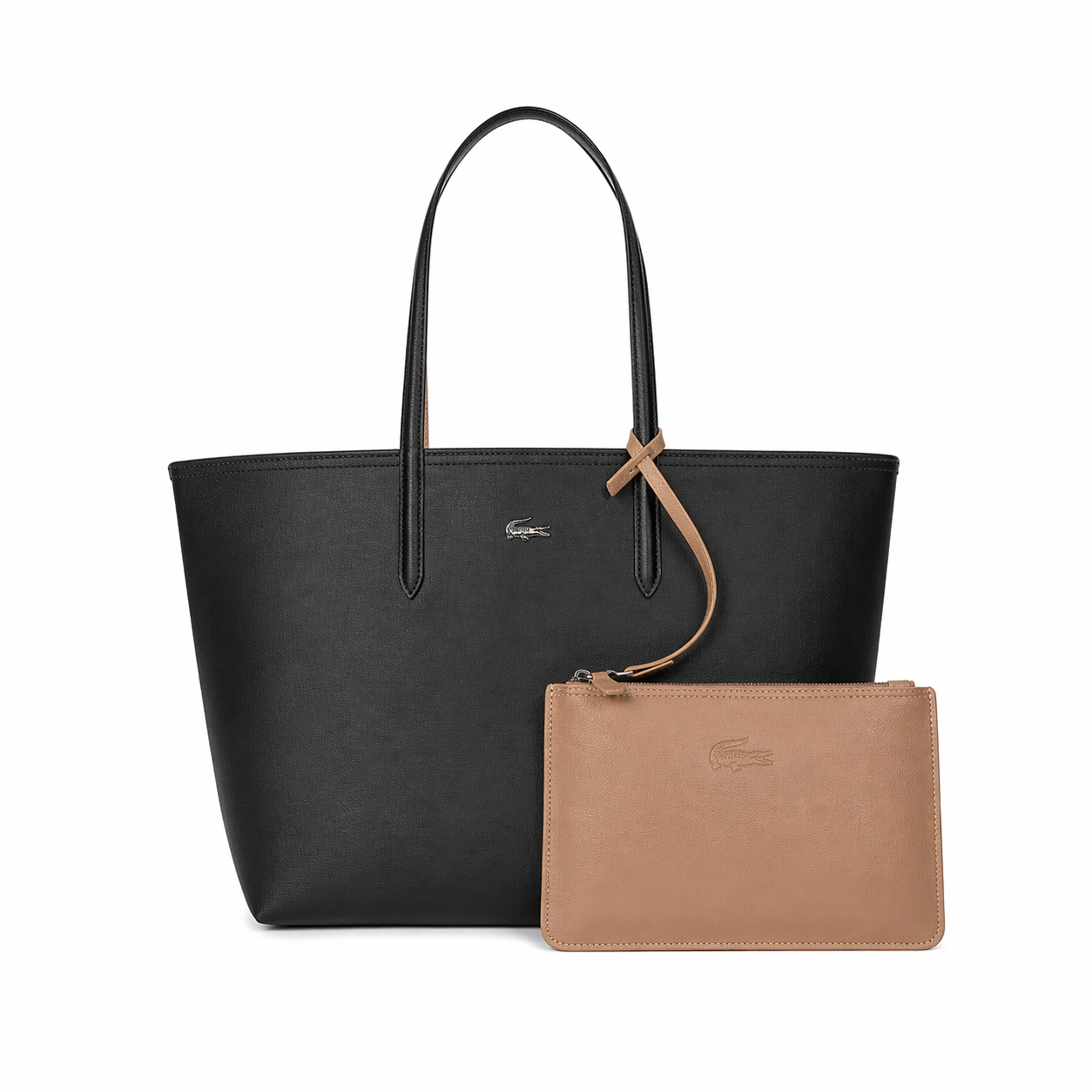 Lacoste Anna Reversible Tote with Removable Pouch