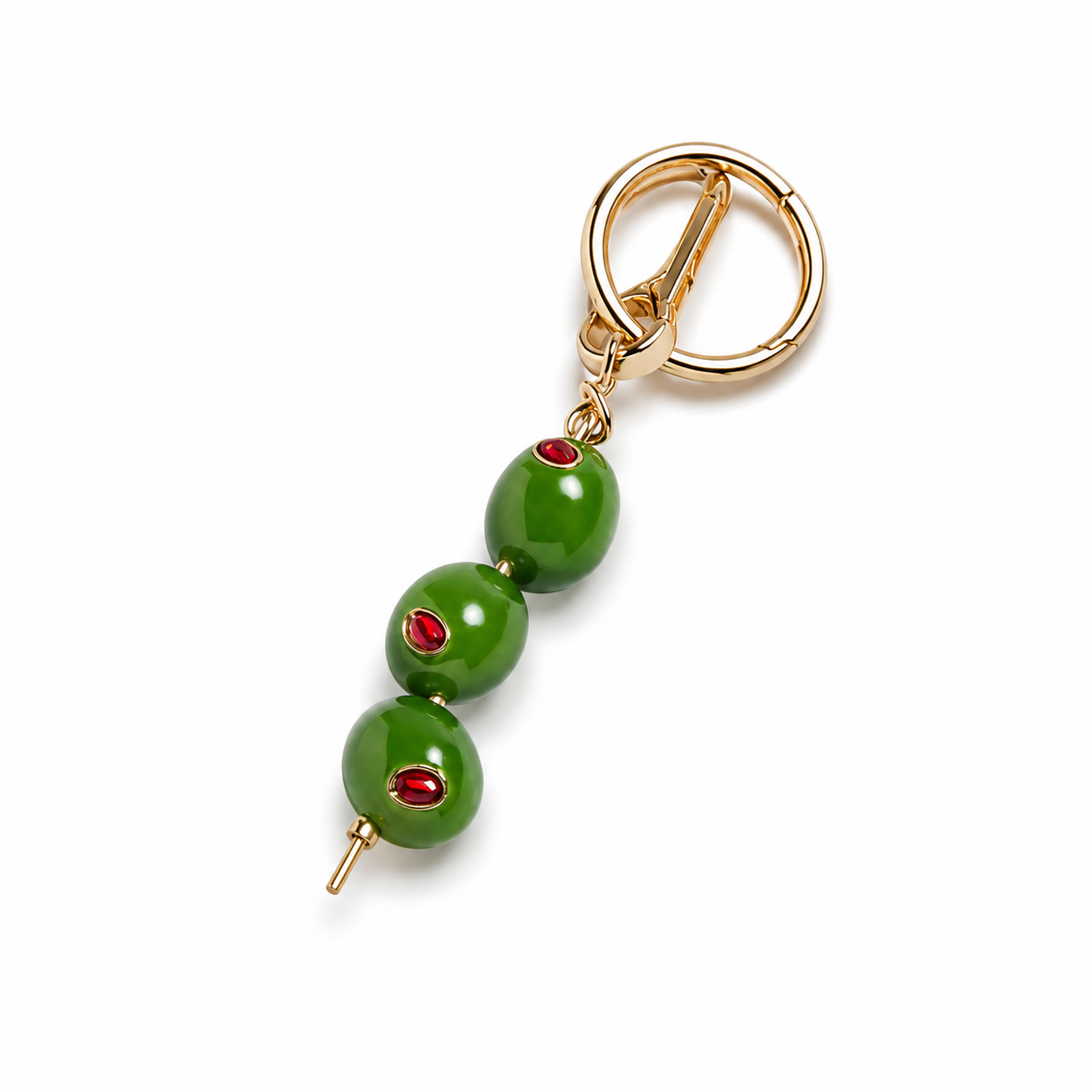 Olive Charm Keychain