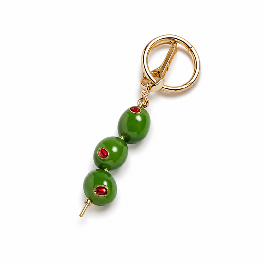 Olive Charm Keychain