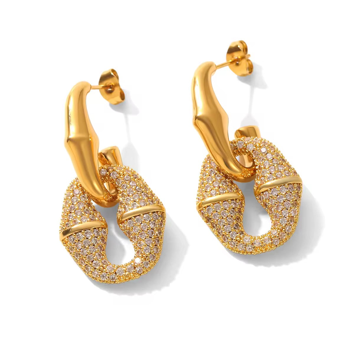 Hermes Celestia Crystal Drop Earrings
