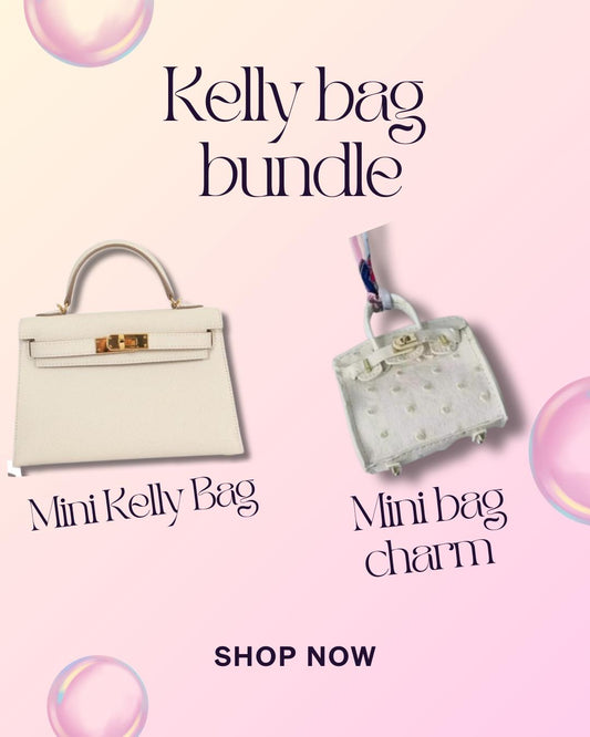 White Kelly Bag Bundle