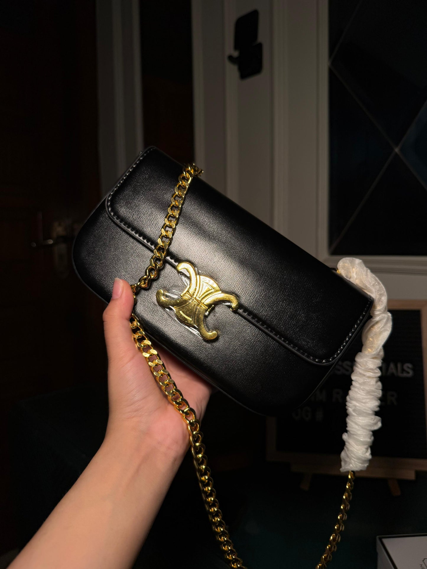 Celine Triomphe Shoulder Bag WITH BOX