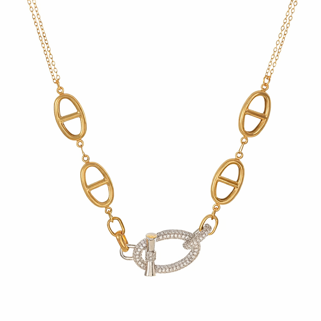 Hermes Aurelia Toggle Necklace