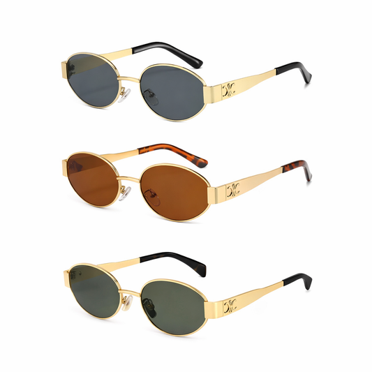Celine metal frame glasses