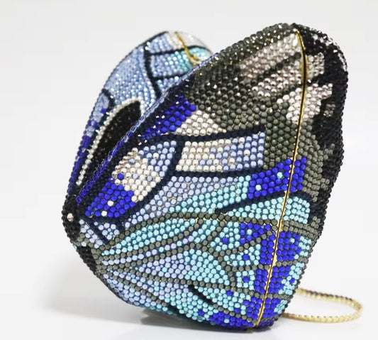 Sapphire Ice Butterfly Clutch (15-20 days delivery time)