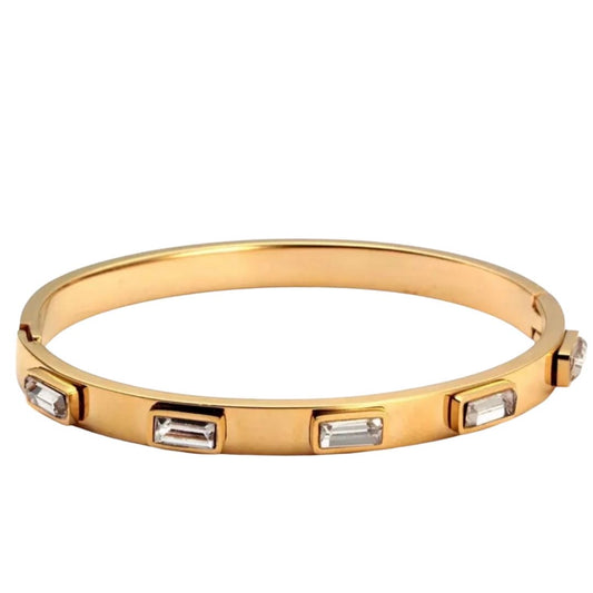 Crystal Bar Luxe Bangle
