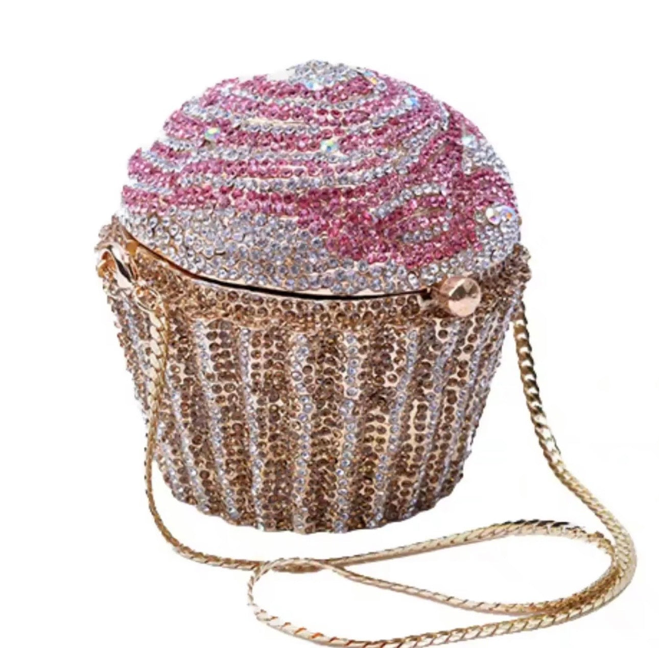 Pink Frosted Glam Cupcake Clutch  (15-20 days delivery time)