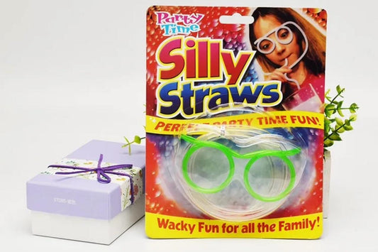 Silly spectacle straws