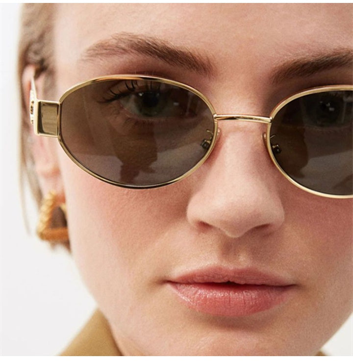 Brown Metal frame celine glasses (Direct delivery)