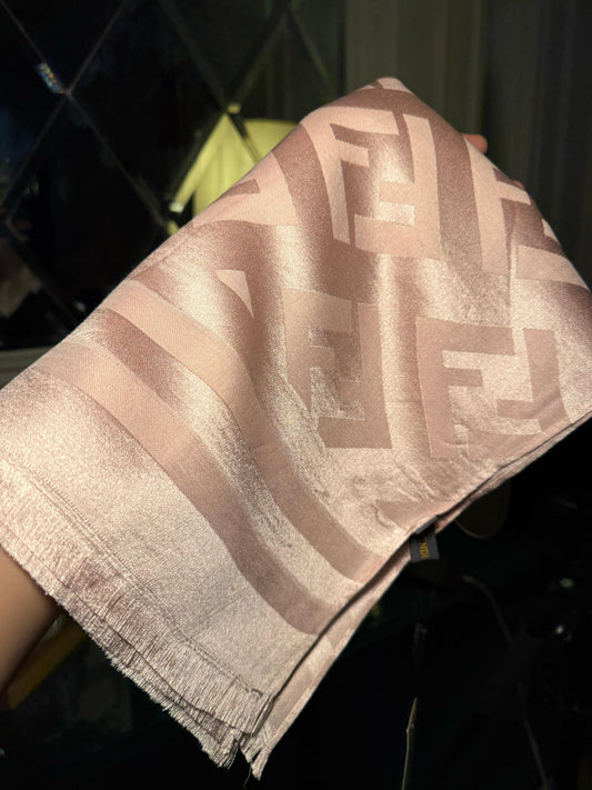 FENDI Copper scarf/ stole (IMMEDIATE DELIVERY AVAILABLE)