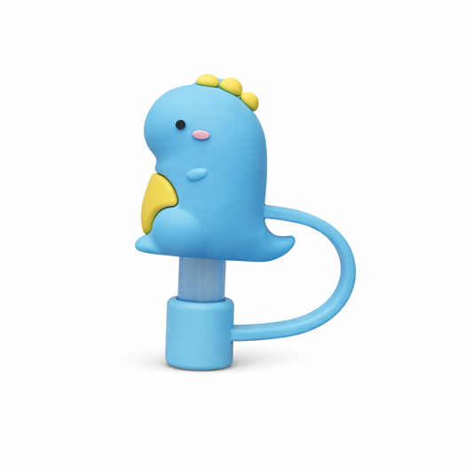 Mini Dino straw cover