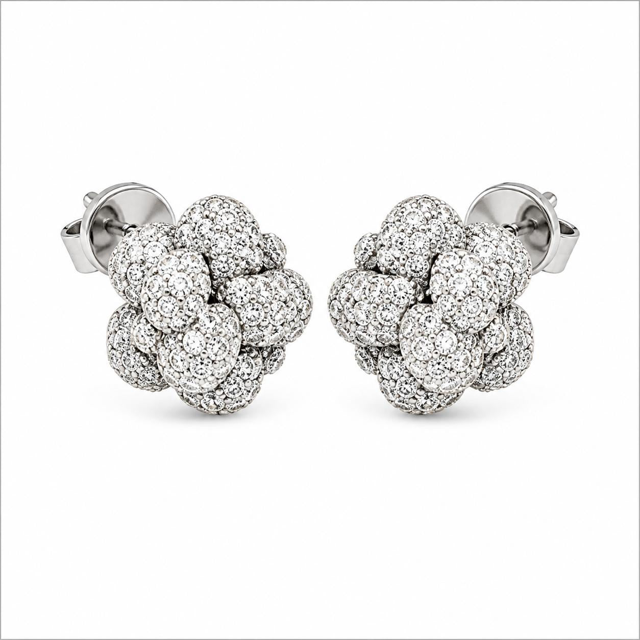 Chanel Camellia Earrings ( with box & proper packaging)