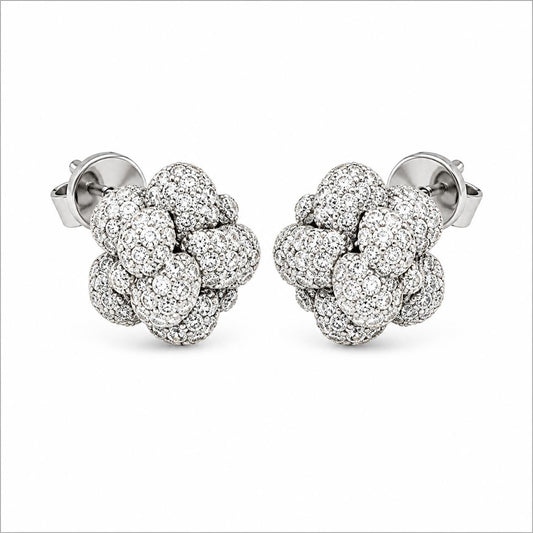 Chanel Camellia Earrings ( with box & proper packaging)