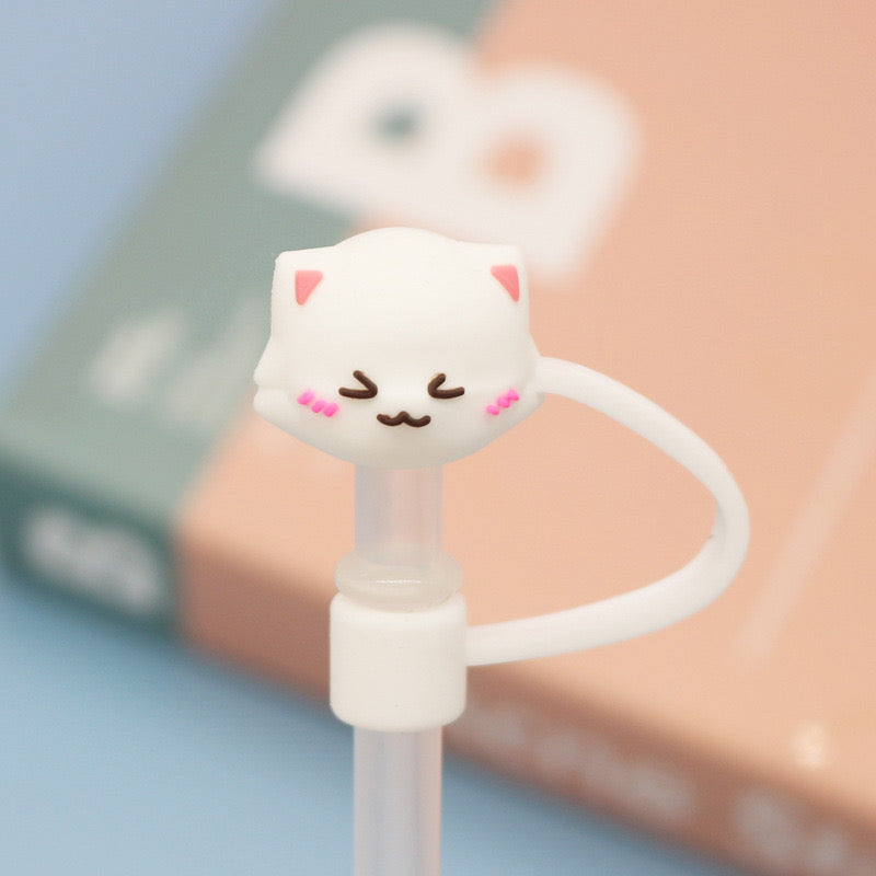 White Cat straw cover