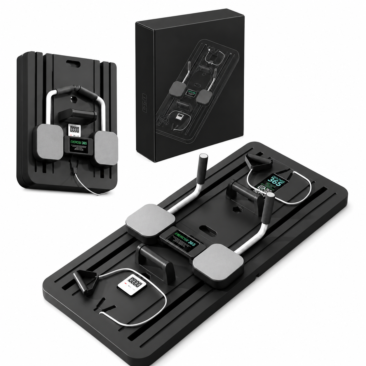 MULTIFUNCTIONAL PILATES BOARD ABDOMINAL EXERCISE PUSHUP BOARD 8IN1 - AUTOMATIC REBOUND FULL-BODY WORKOUT MACHINE FOR MEN & WOMEN