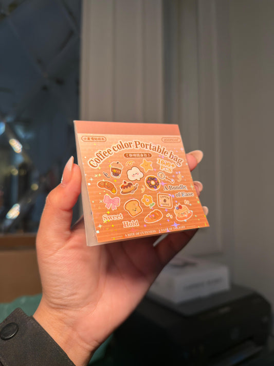 Coffee Color Phone stickers , pack of 1600+ stickers