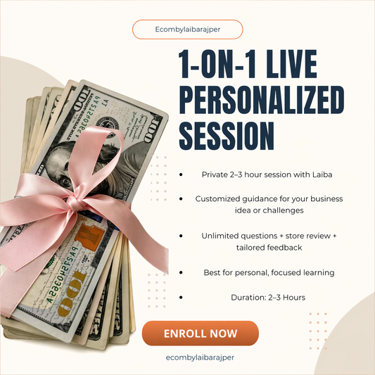 1-ON-1 LIVE PERSONALIZED SESSION COURSE