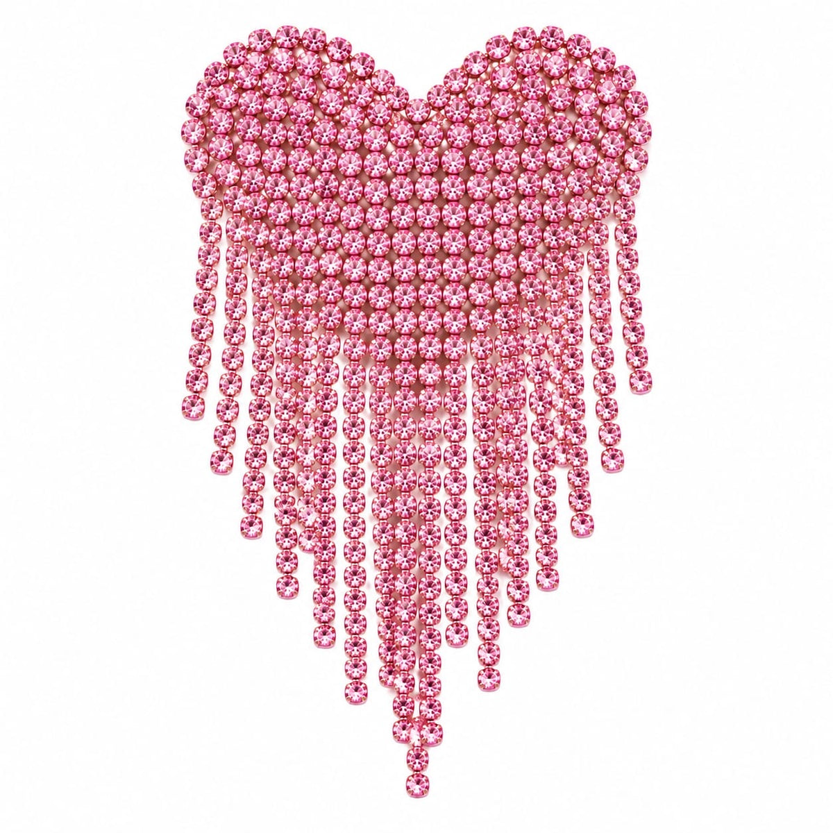 Rhinestone Heart Phone Pop Socket