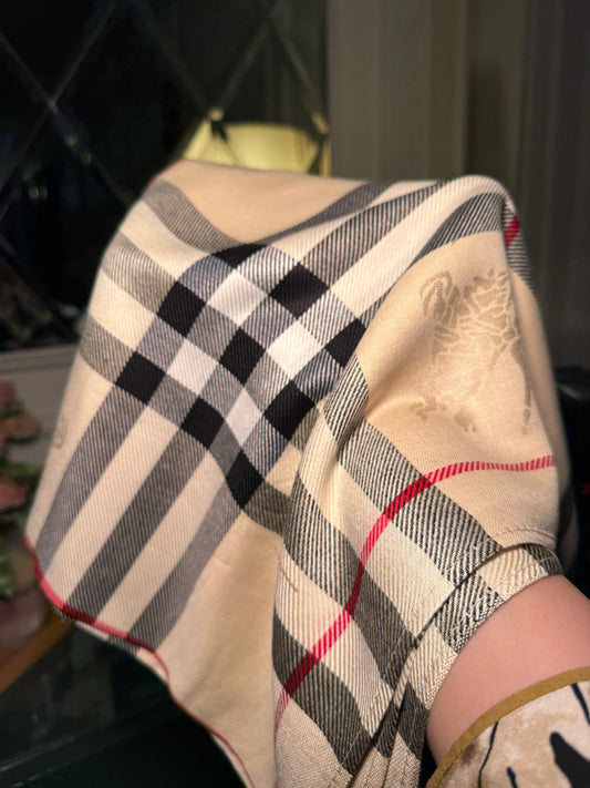 BURBERRY Beige scarf/ stole (IMMEDIATE DELIVERY AVAILABLE)