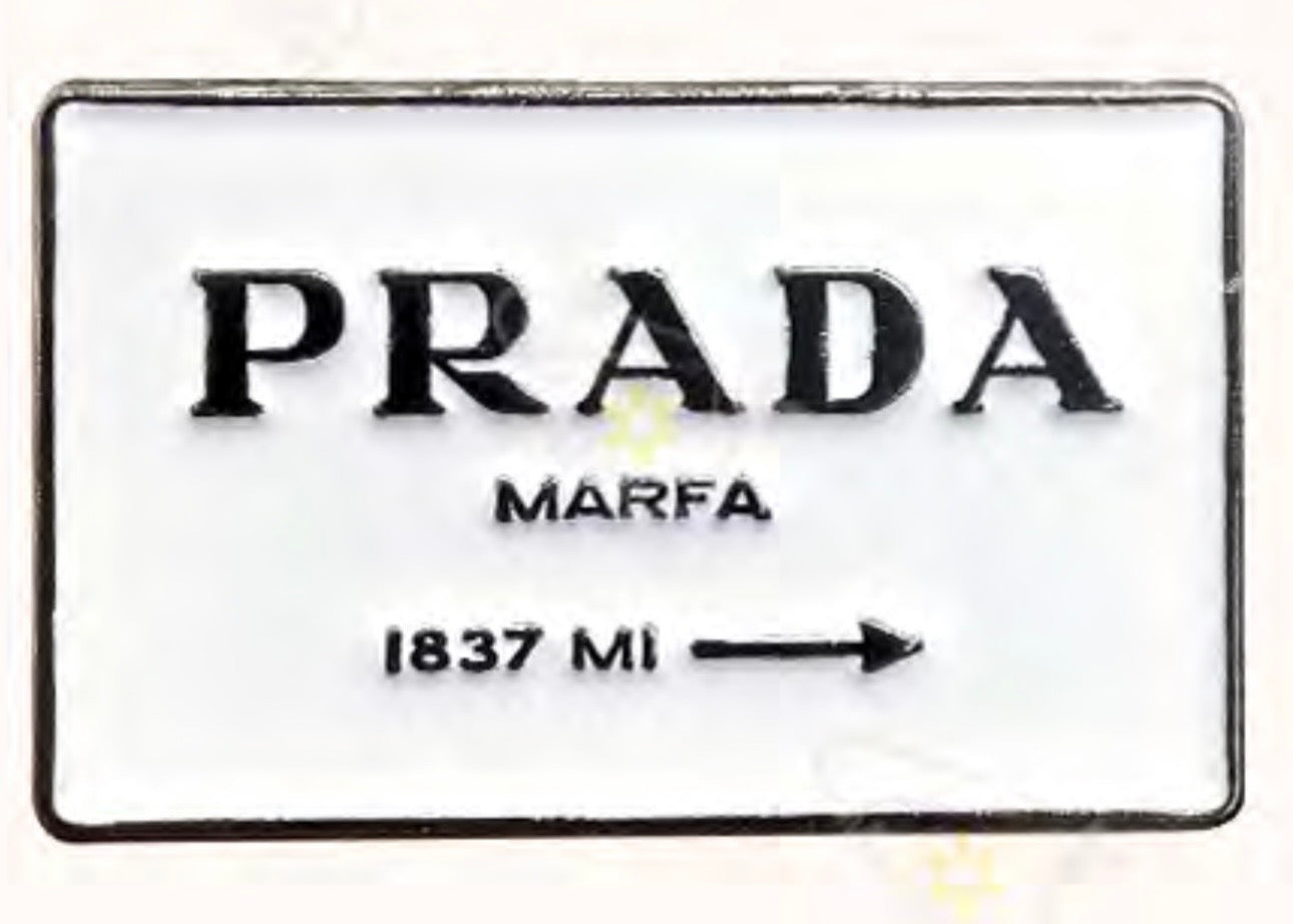 Prada Metal Phone Sticker