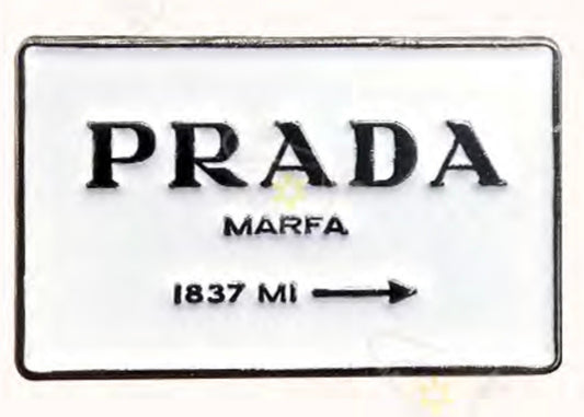 Prada Metal Phone Sticker