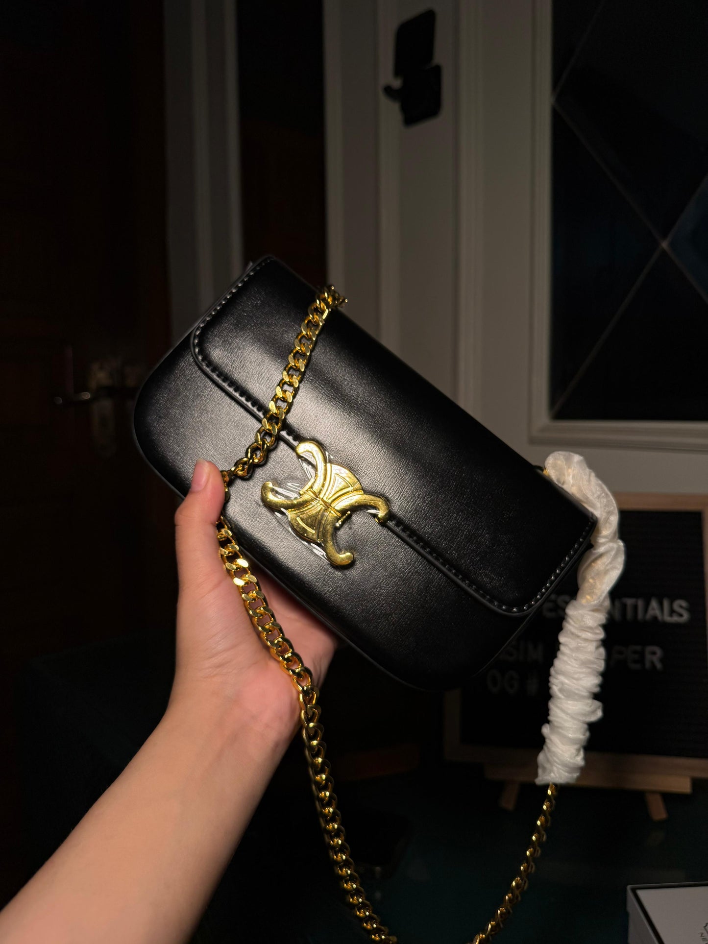 Celine Triomphe Shoulder Bag WITH BOX