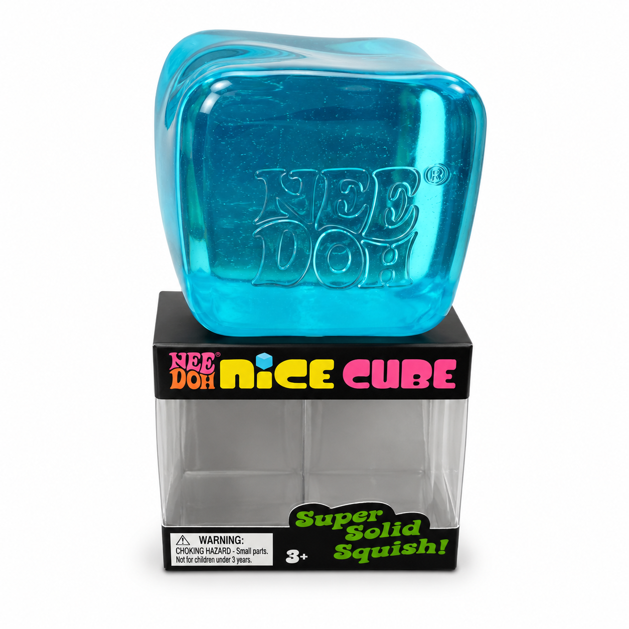 Needoh Maltose Ice Cube Squishy Toy 1:1 Proportional Cop Y Sensory Stress Relief Squeeze Toy 6cm