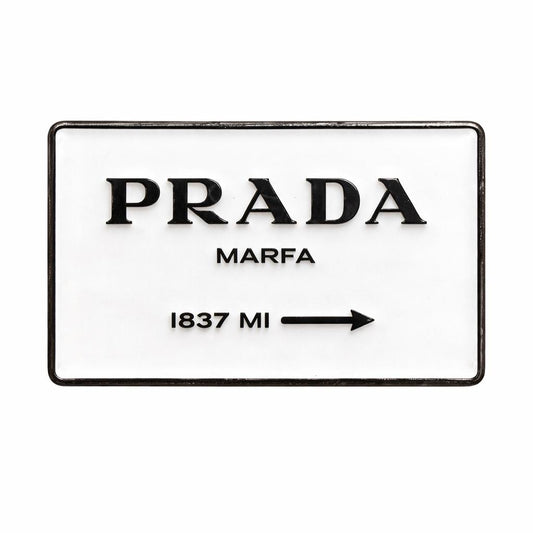 Prada Metal Phone Sticker