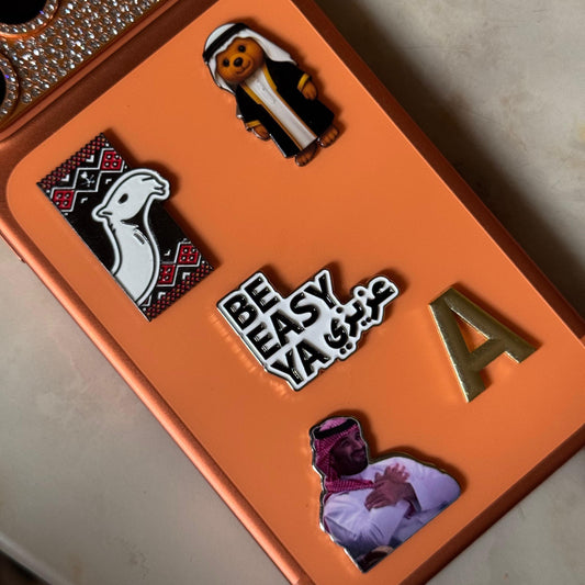 Metal Phone Charm Sticker Pack 
of 5 Bundle 21