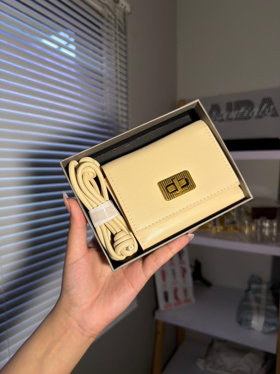 Charles & Keith Mini Cross Body Wallet (Entire Box Packaging)