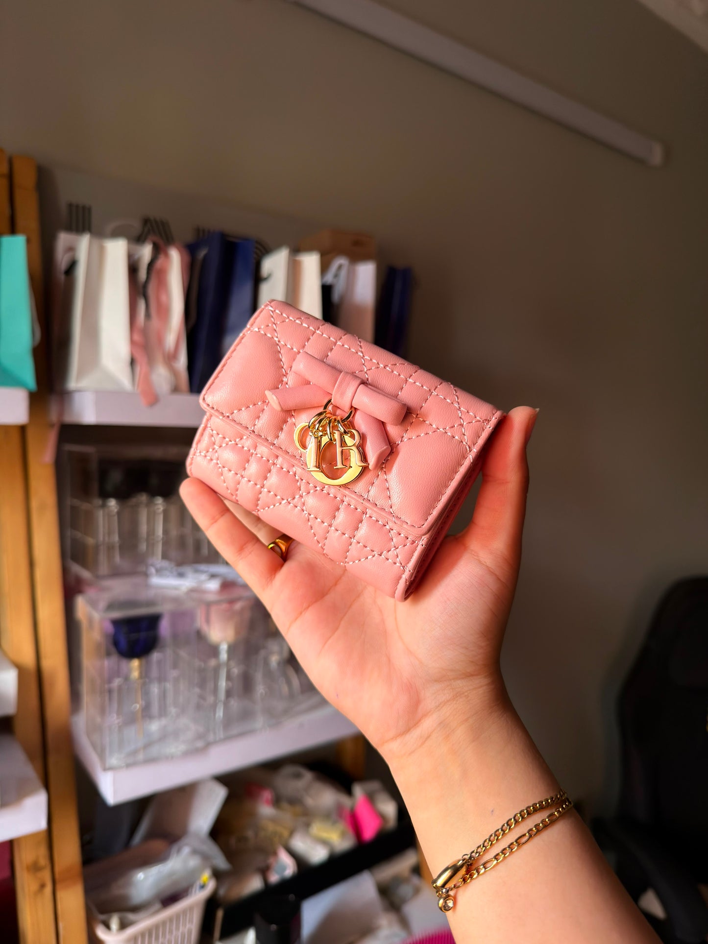 Pink Dior Wallet