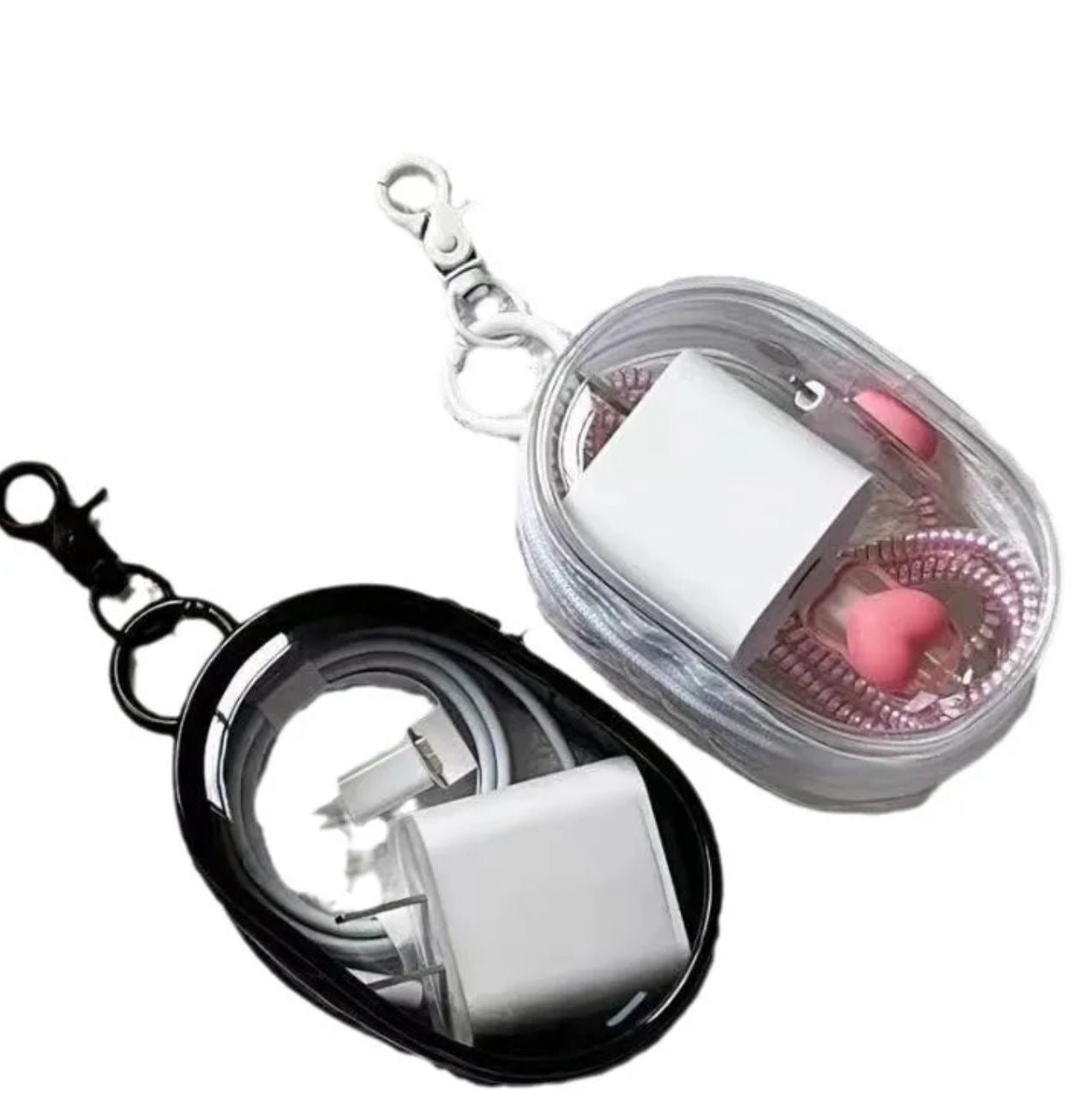 Charger pouches key chain