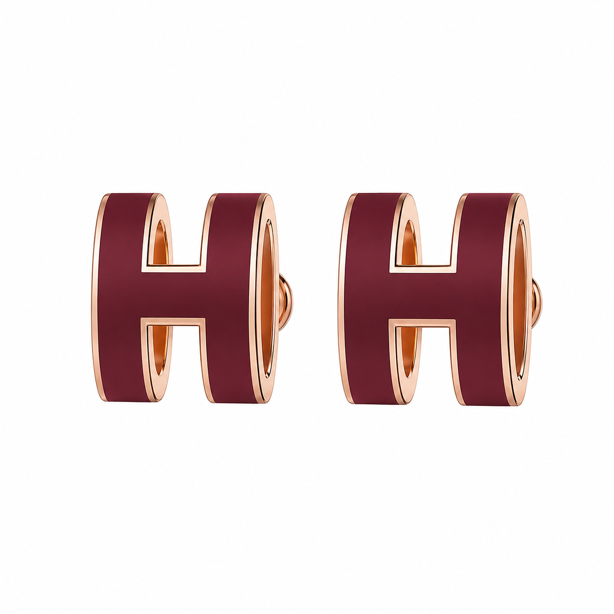 Hermès Mini Pop H Earrings - Gold