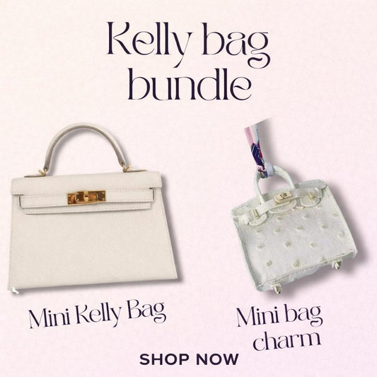 White Kelly Bag Bundle