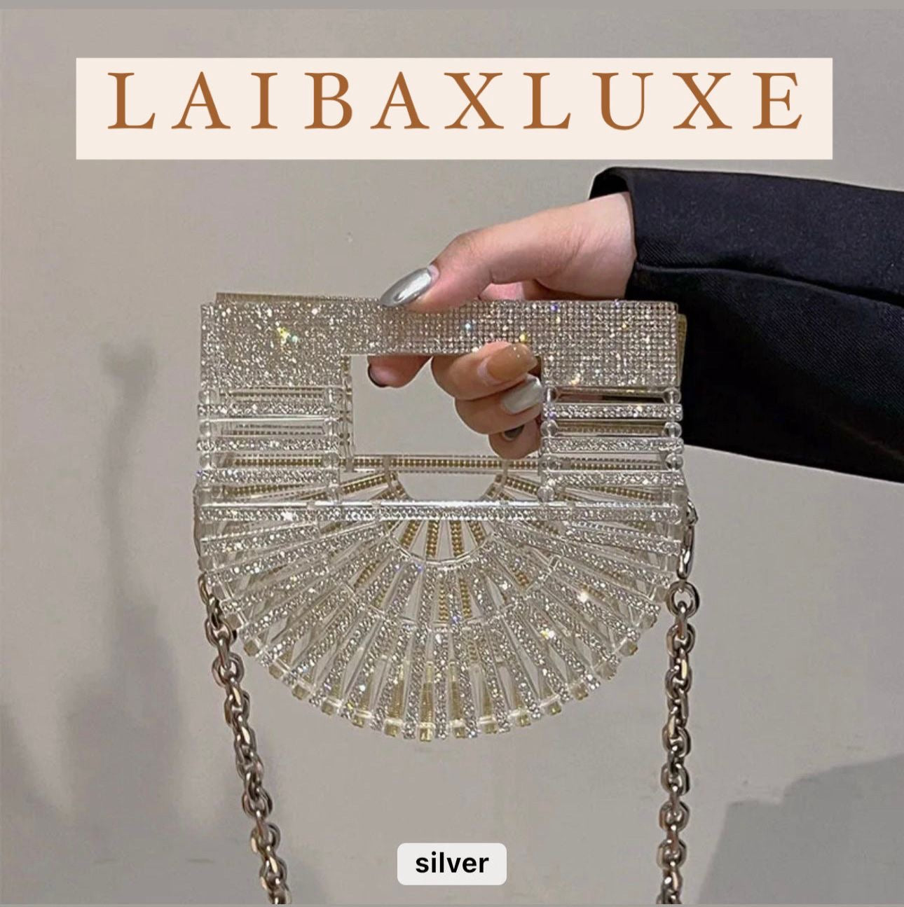 Laibaxluxe ugals crystal bag (pre order)