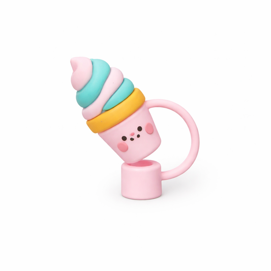 Cupcake straw cover