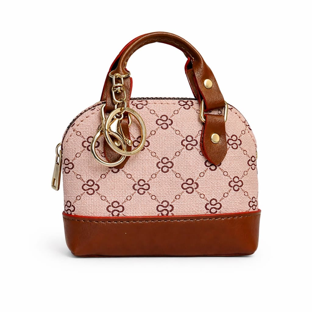 Mini bag charm key chain