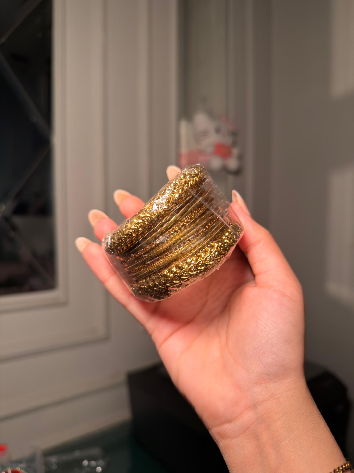 Royal Antique Gold Bangle Set