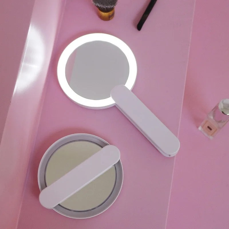 Round shape light mirror