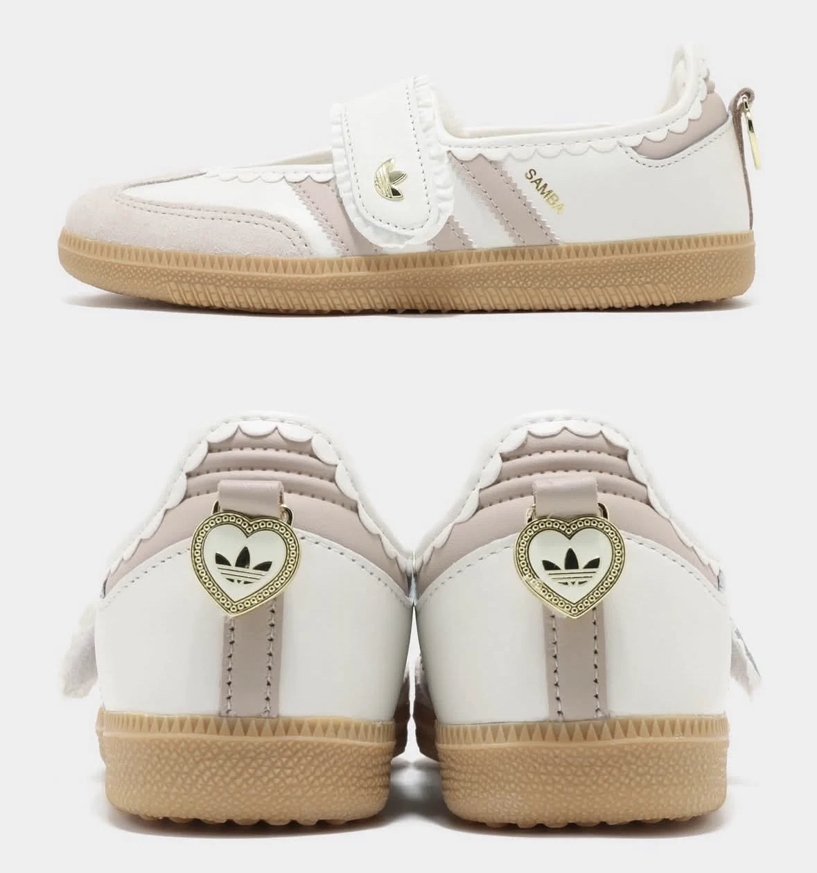Adidas Samba Mary Jane Sneakers – White/Cream