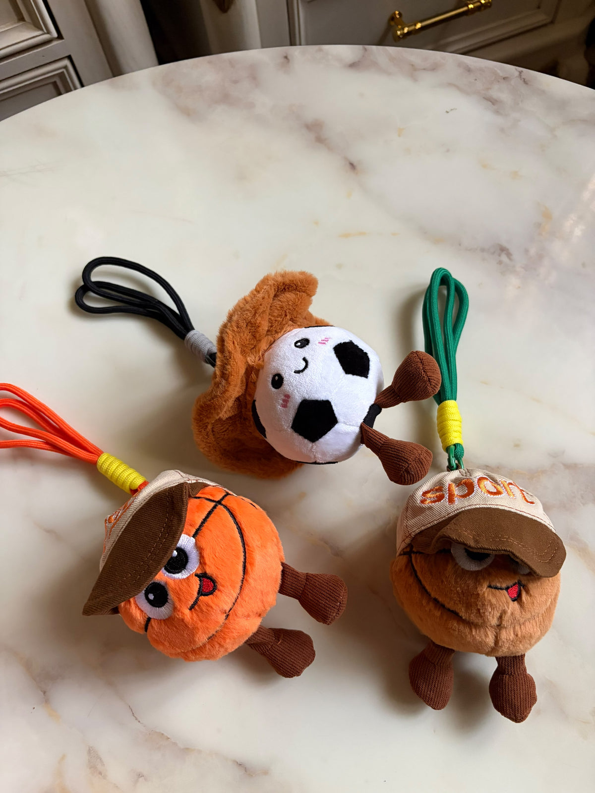 Jelly Sports Ball Bag Charm