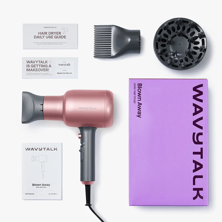 Wavy talk Blown Away
Ionic Hair Dryer (Immediate Delivery available)