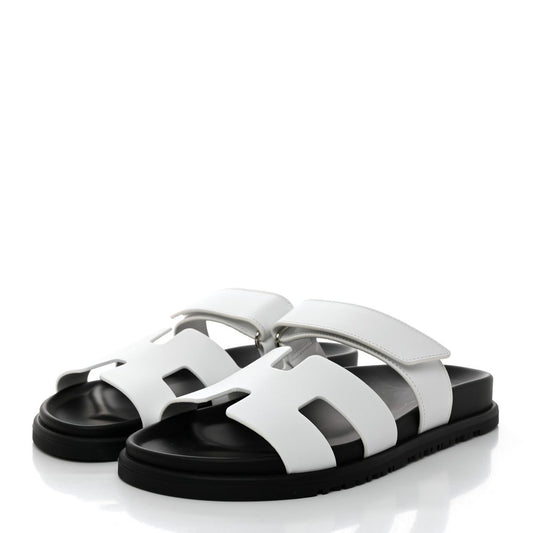 Hermes Calfskin Womens Chypre Sandals