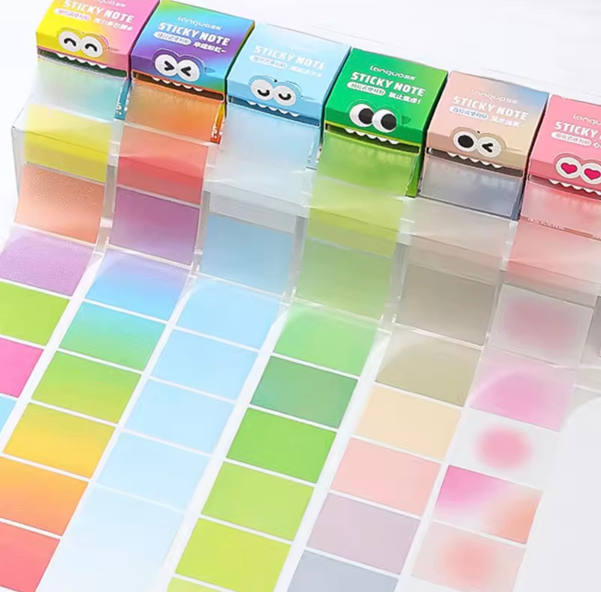 Mr. Paper Pull-Out Transparent Sticky Notes