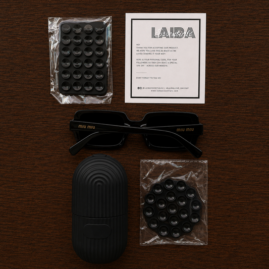 4pc Black Theme Essentials/Accessories Value Pack 9