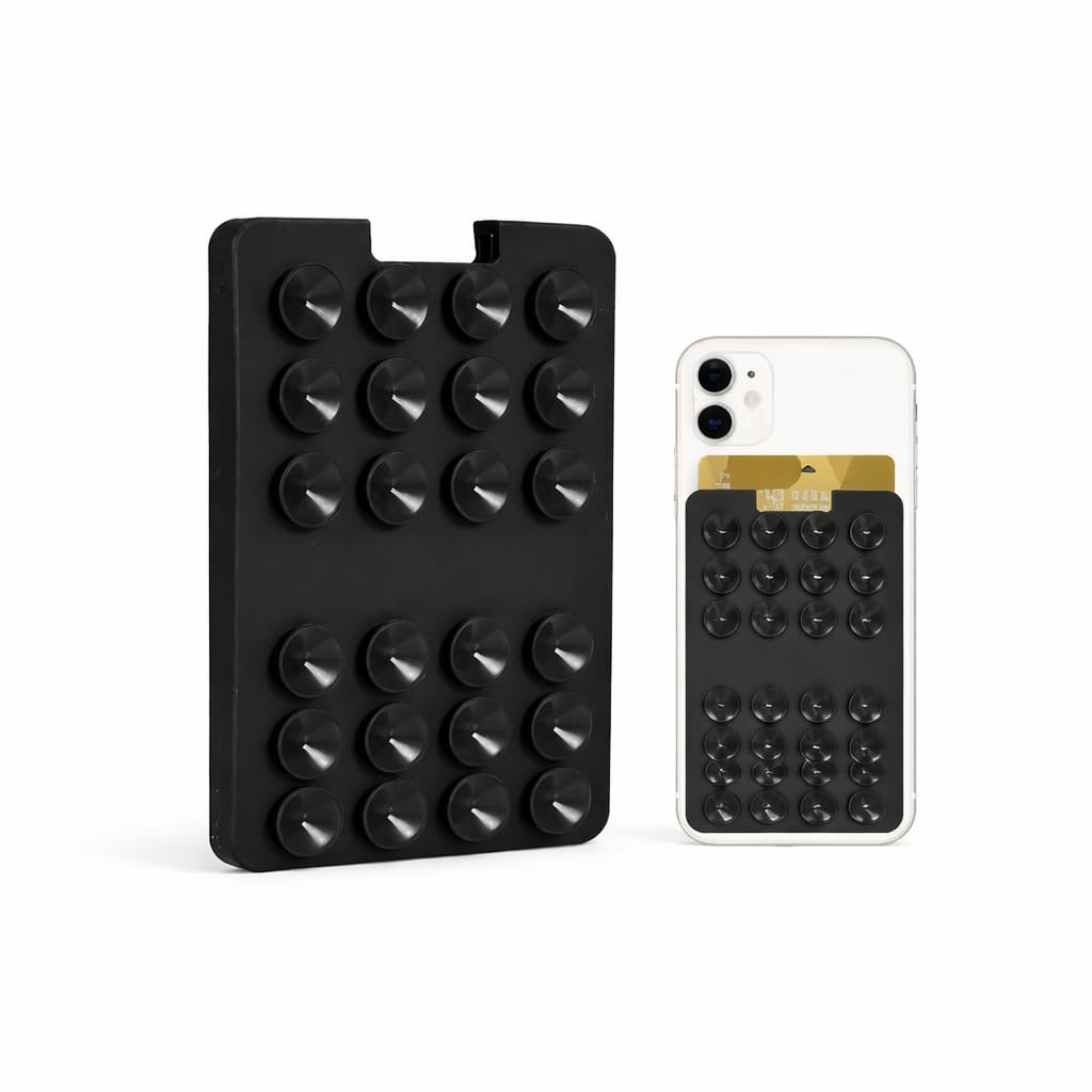 Suction card holder grippy